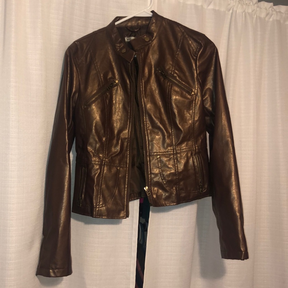 Faux Leather Jacket